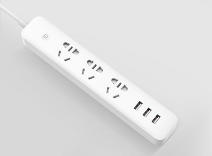 Подовжувач Xiaomi KingMi Power Strip with Wi-Fi (3 розетки,  3 USB) White (QMCXB01ZN)